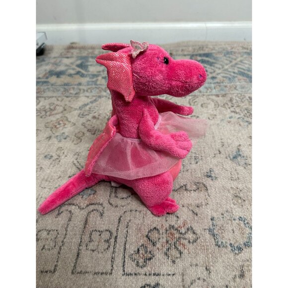 Pink Douglas Plush Dragon Toy With Tutu & Sparkly Wings - Picture 9 of 11